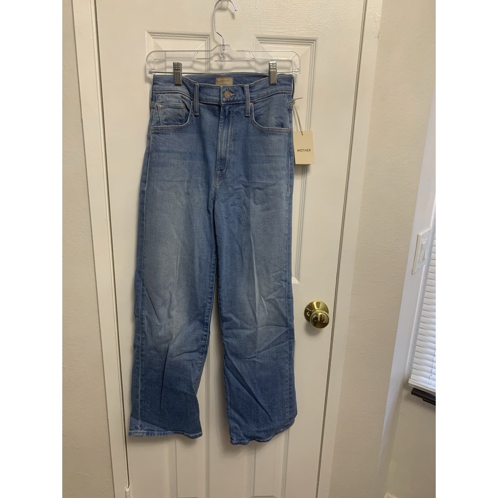NWT Mother The Rambler Zip Ankle in Going Dutch Blue Jeans 25 x 26